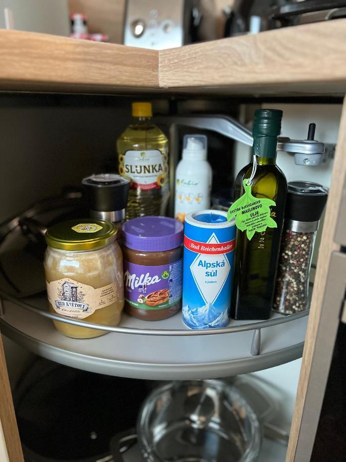 U Jelena Harrachov - Rodinny Apartman U Lesa S Garazi Bagian luar foto