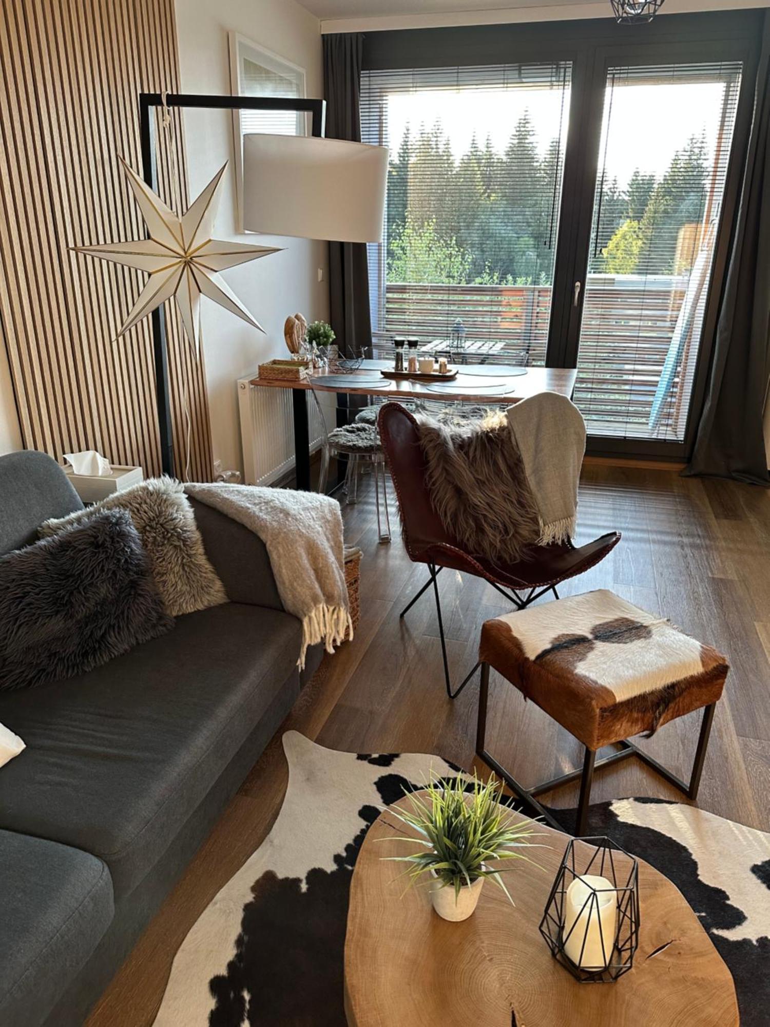 U Jelena Harrachov - Rodinny Apartman U Lesa S Garazi Bagian luar foto